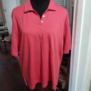 Liz Claiborne Red Cotton Top | Size XL